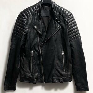 Hold All Saints sheepskin biker Jacket